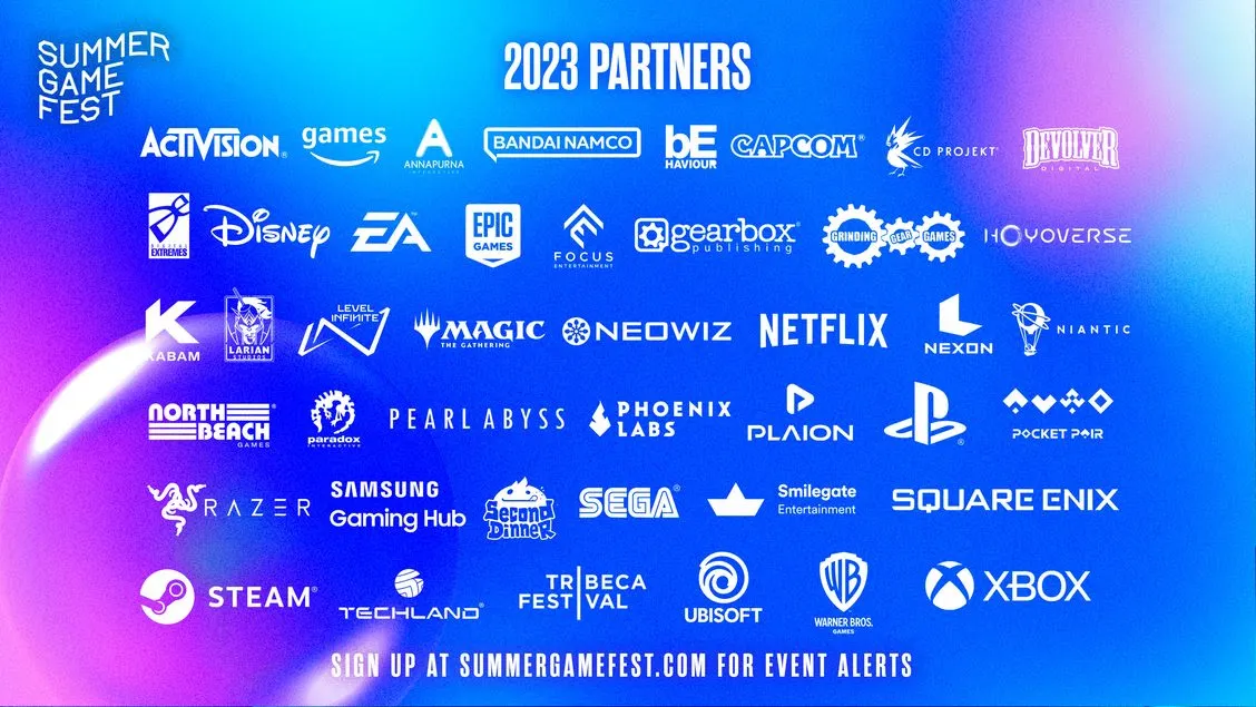 Summer Game Fest 2023 teilnehmer